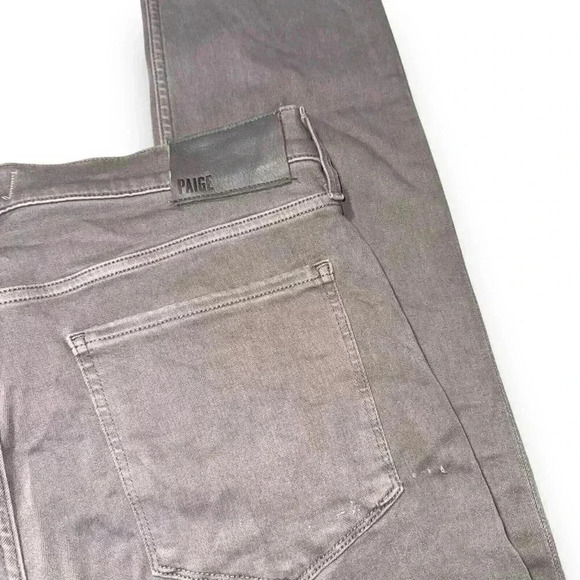 Paige Jeans Men 34x30 Lennox Slim Straight  Stretch Preppy VTG Murky Mist Casual - Picture 5 of 11